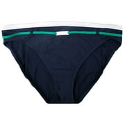 Nautica Women's Navy with Color Logo Detail Classic Bikini Swim Bottom